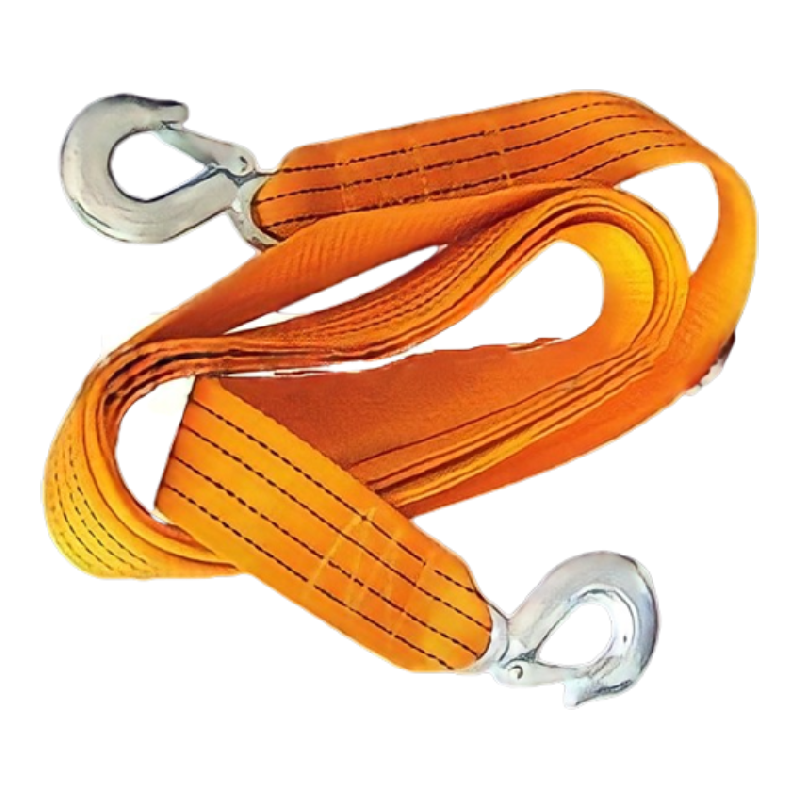 Tali Penarik Pakai Cargo Hook (Flat Tow Rope)